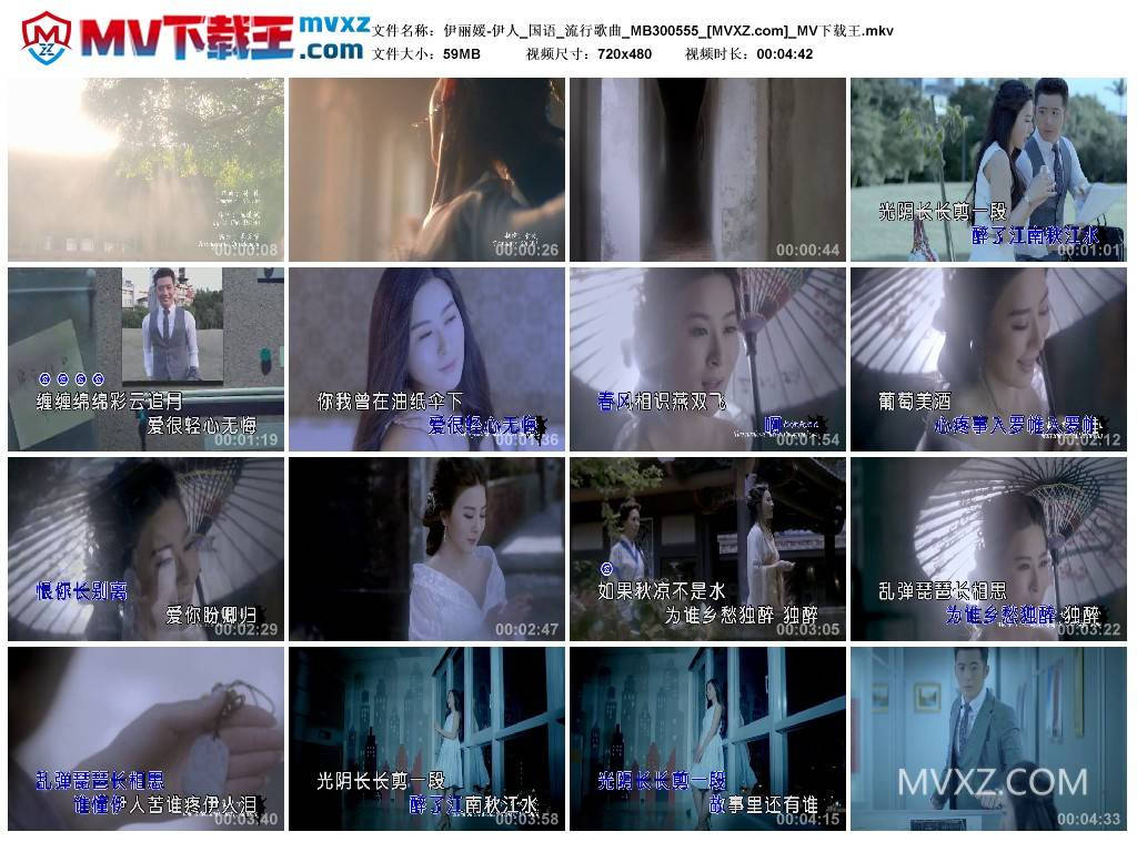 伊丽媛-伊人_国语_流行歌曲_MB300555